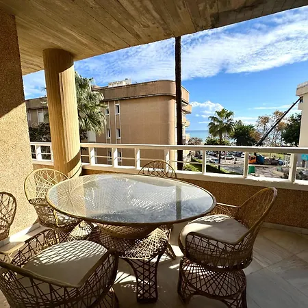 Apartamento Primera Linea De Playa Con Vistas Al Mar Con Garaje B Torremolinos