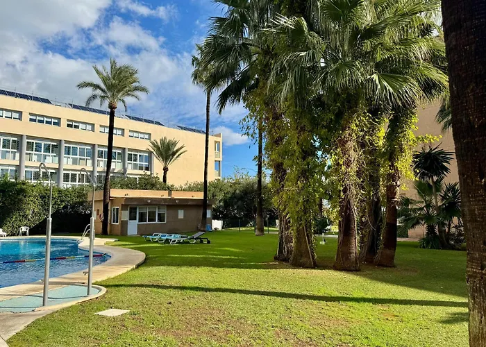 Primera Linea De Playa Con Vistas Al Mar Con Garaje B *