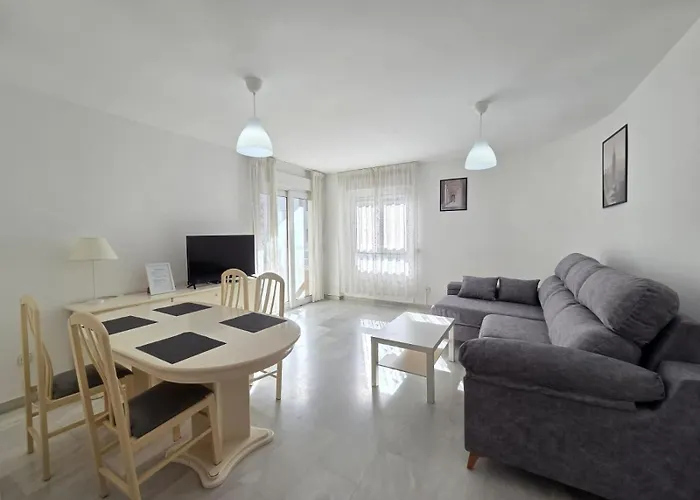 Apartamento Primera Linea De Playa Con Vistas Al Mar Con Garaje B Torremolinos